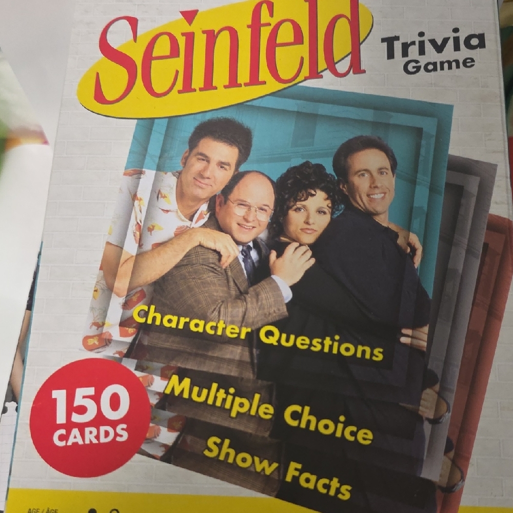 Seinfeld Trivia Game - Red and Yellow